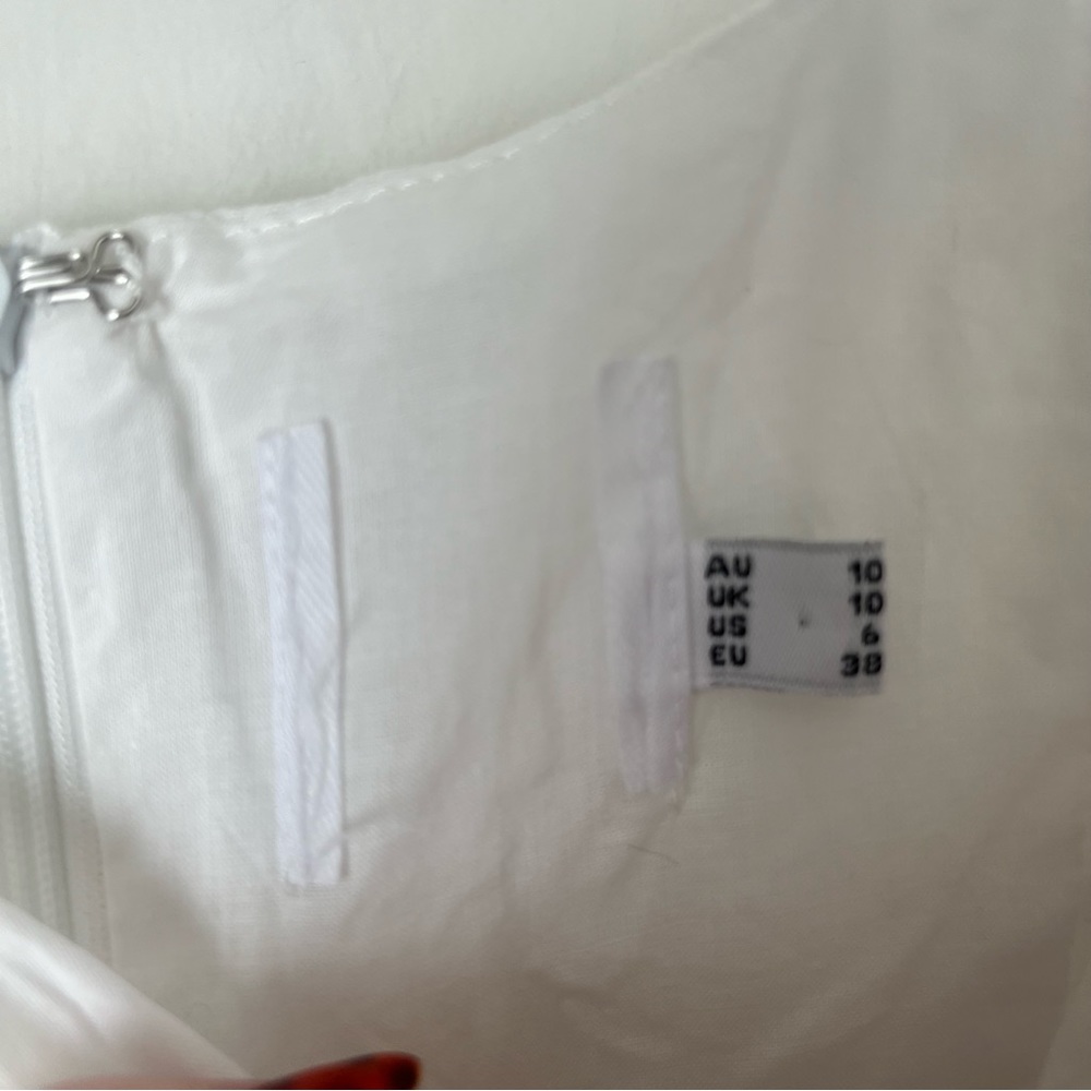 Princess Polly Lorinda White A-line Mini Dress 4 - Picture 8 of 10